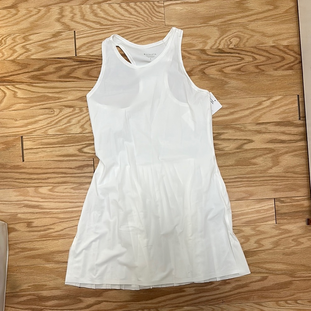 Athleta White Sleeveless Dress